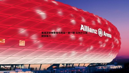 优游国际-覃海洋世锦赛勇夺两金一银一铜 位列个人奖牌榜第六