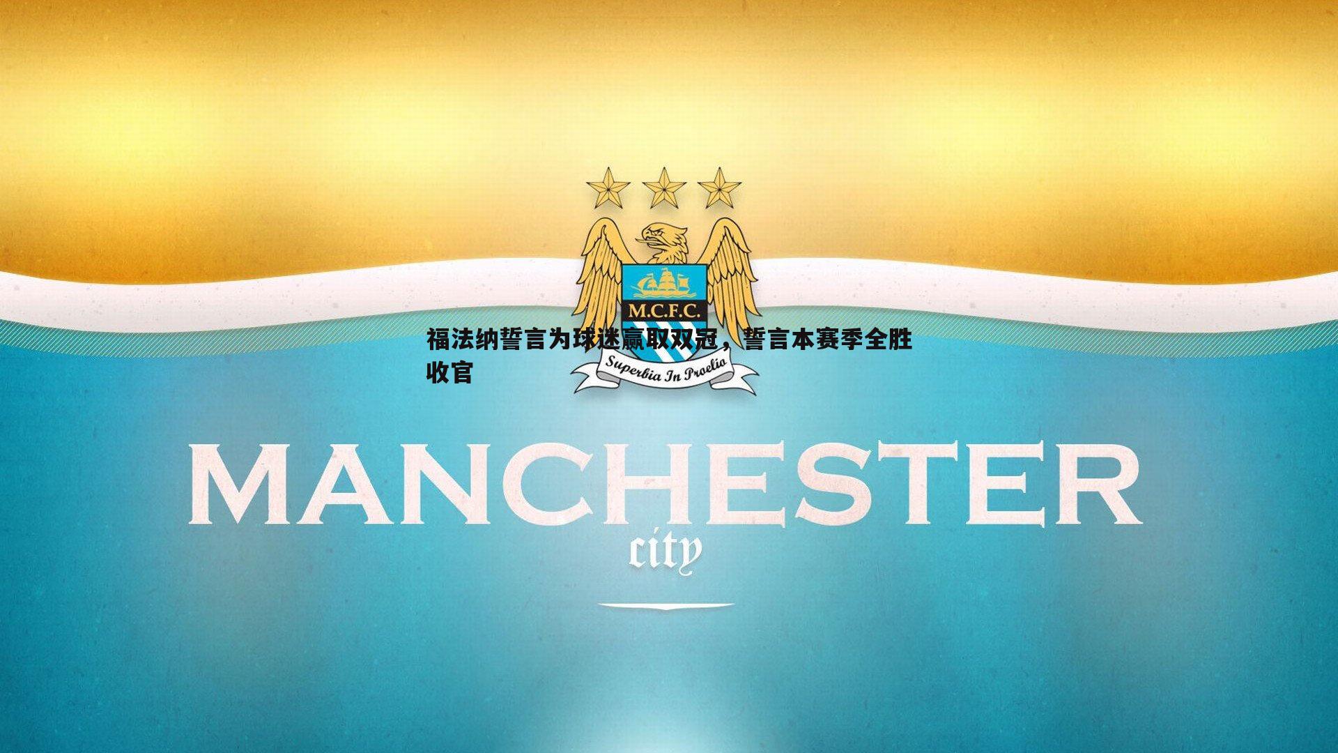 福法纳誓言为球迷赢取双冠，誓言本赛季全胜收官