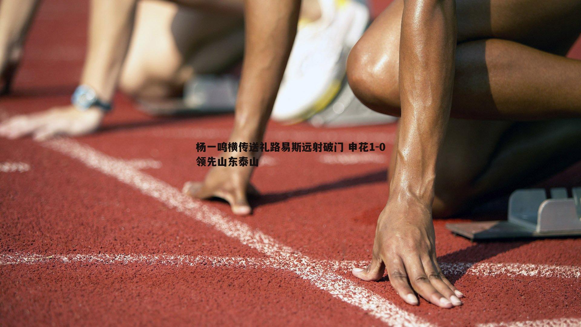 杨一鸣横传送礼路易斯远射破门 申花1-0领先山东泰山