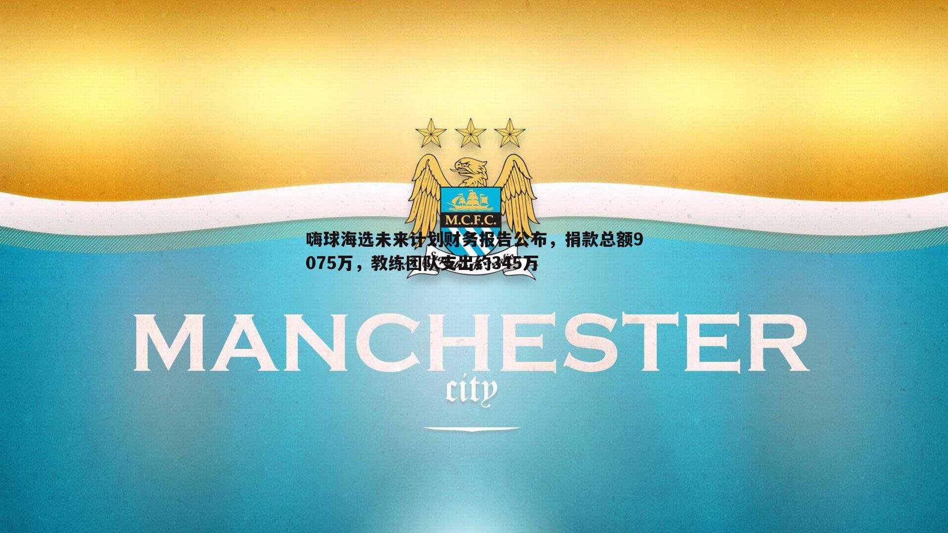 嗨球海选未来计划财务报告公布，捐款总额9075万，教练团队支出约345万